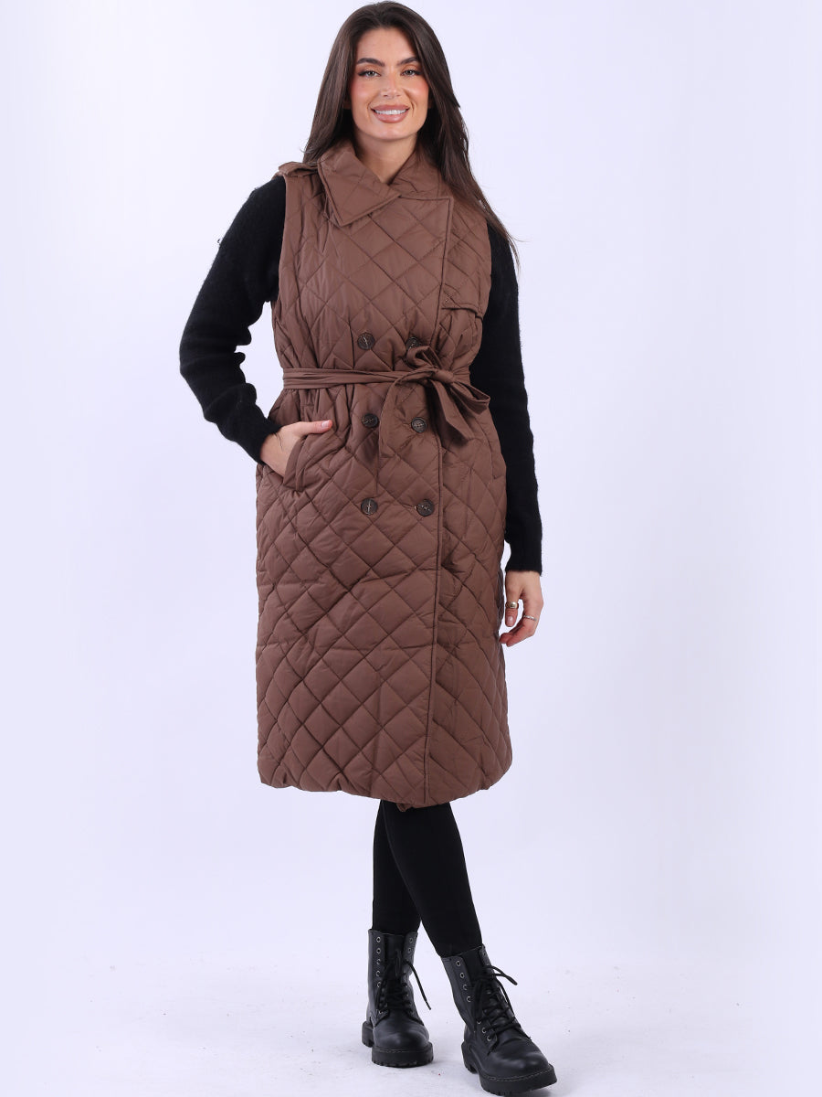 Oversized Sleeveless Puffer Jacket