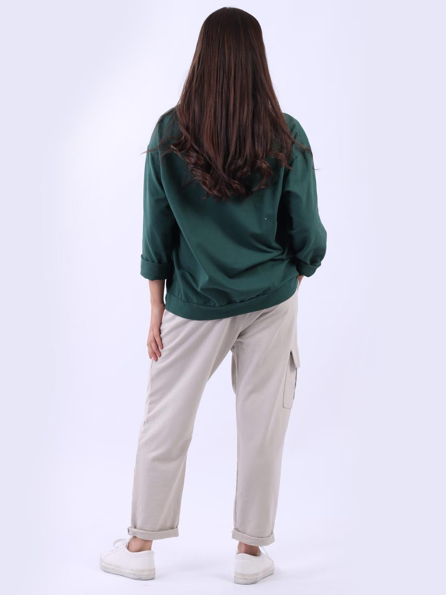 Solid Cotton Crop Box Top