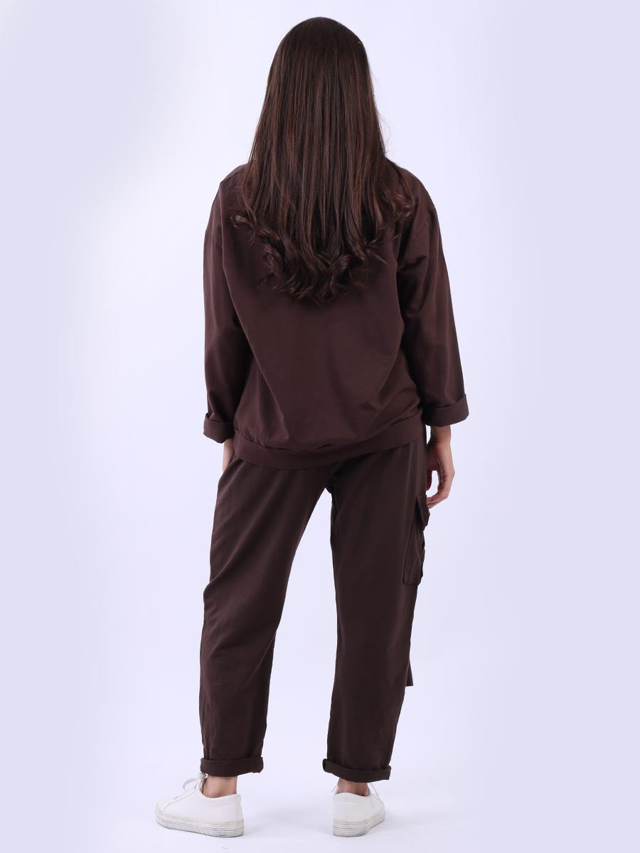 Solid Cotton Crop Box Top