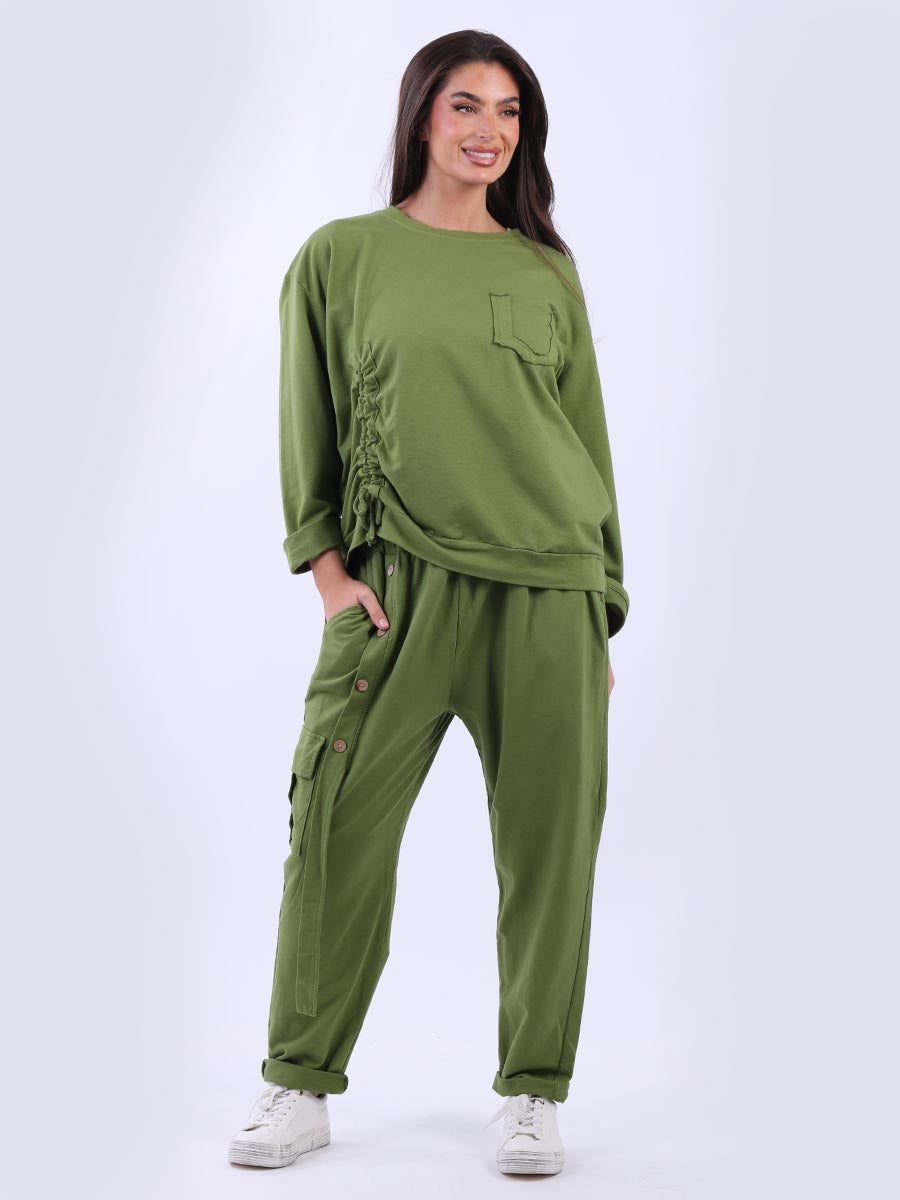 Solid Cotton Crop Box Top