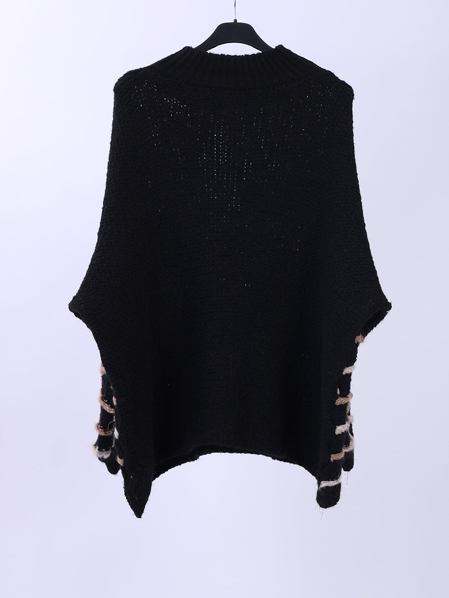 Multi Stripes Knitted Wooly Jumper