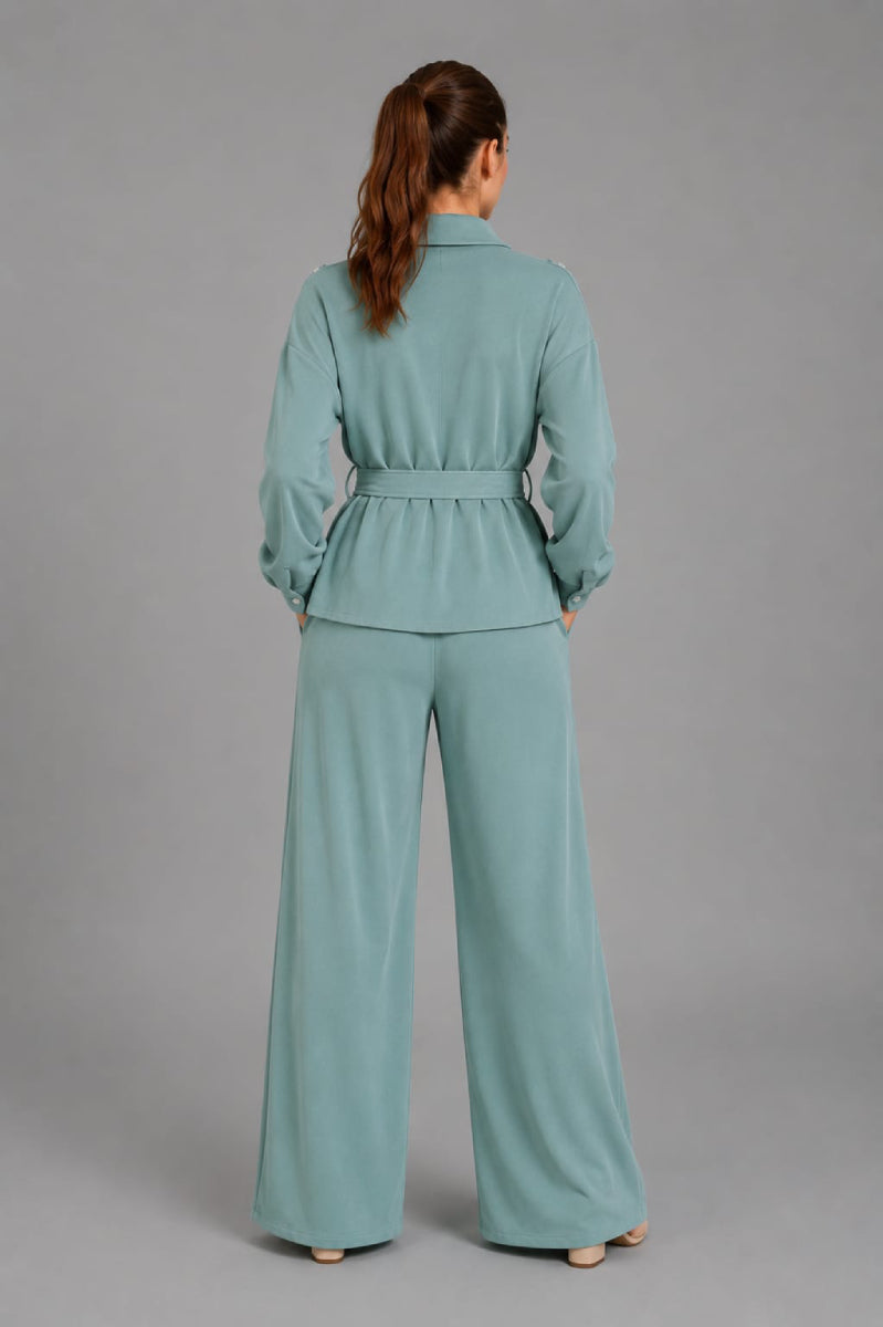 Italian Solid Jacket Formal Co-Ord Set