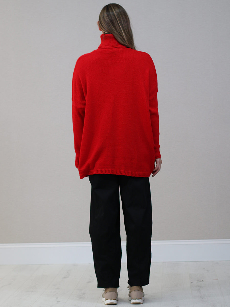 Ladies Batwing Xmas Jumper
