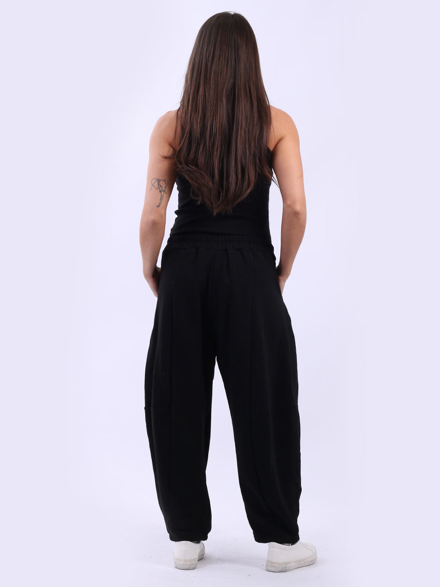 Relaxed Fit Women Cotton Trouser
