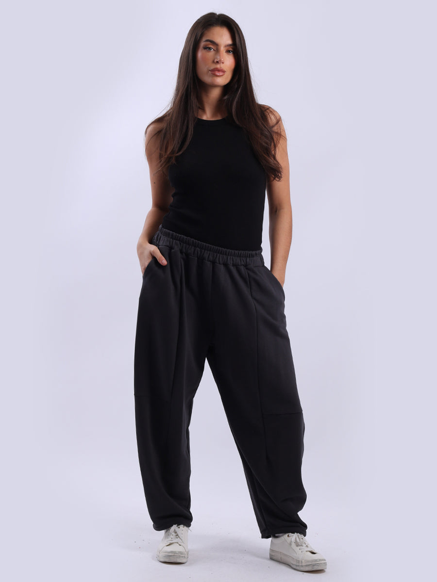 Relaxed Fit Women Cotton Trouser