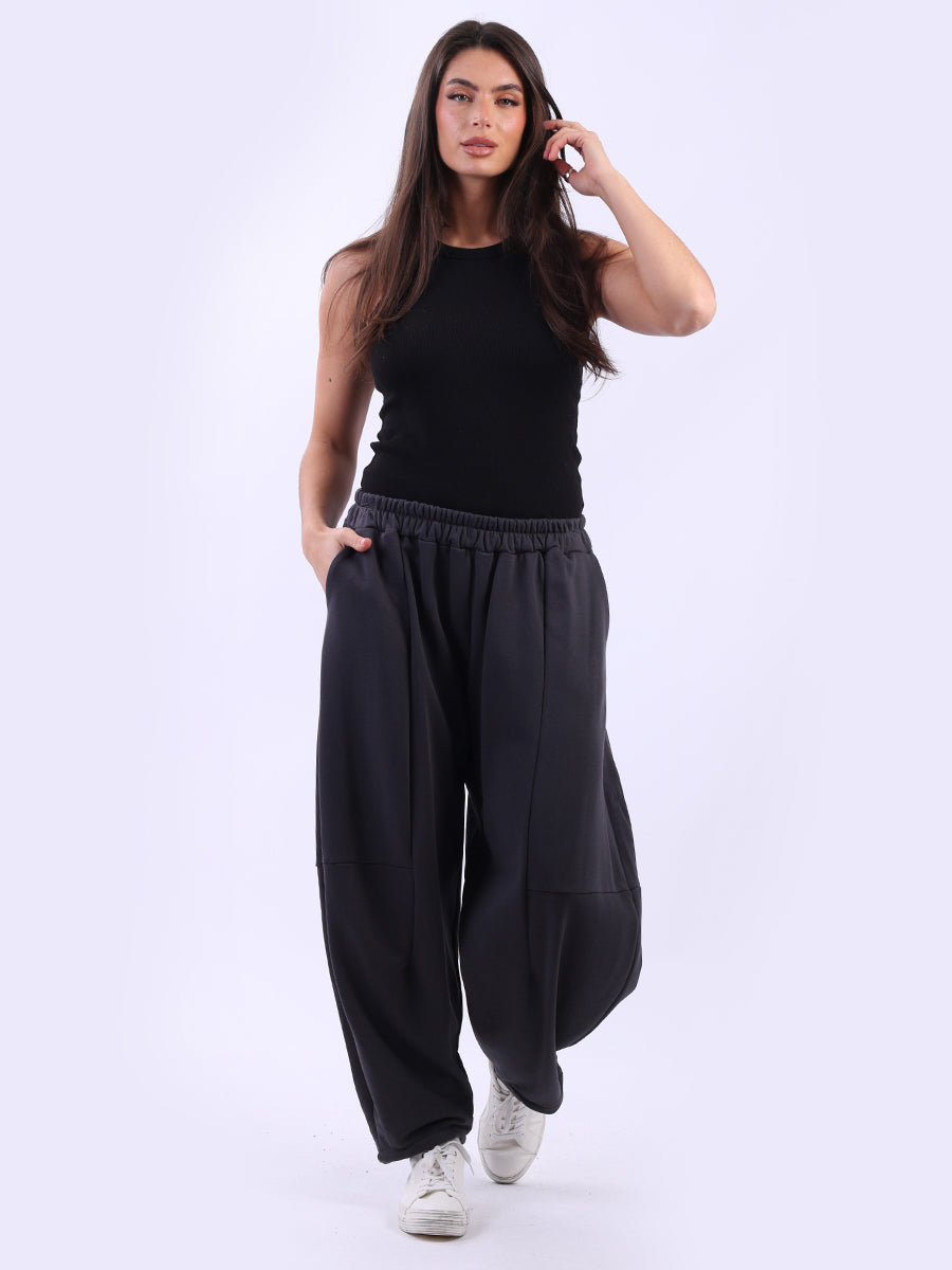 Relaxed Fit Women Cotton Trouser