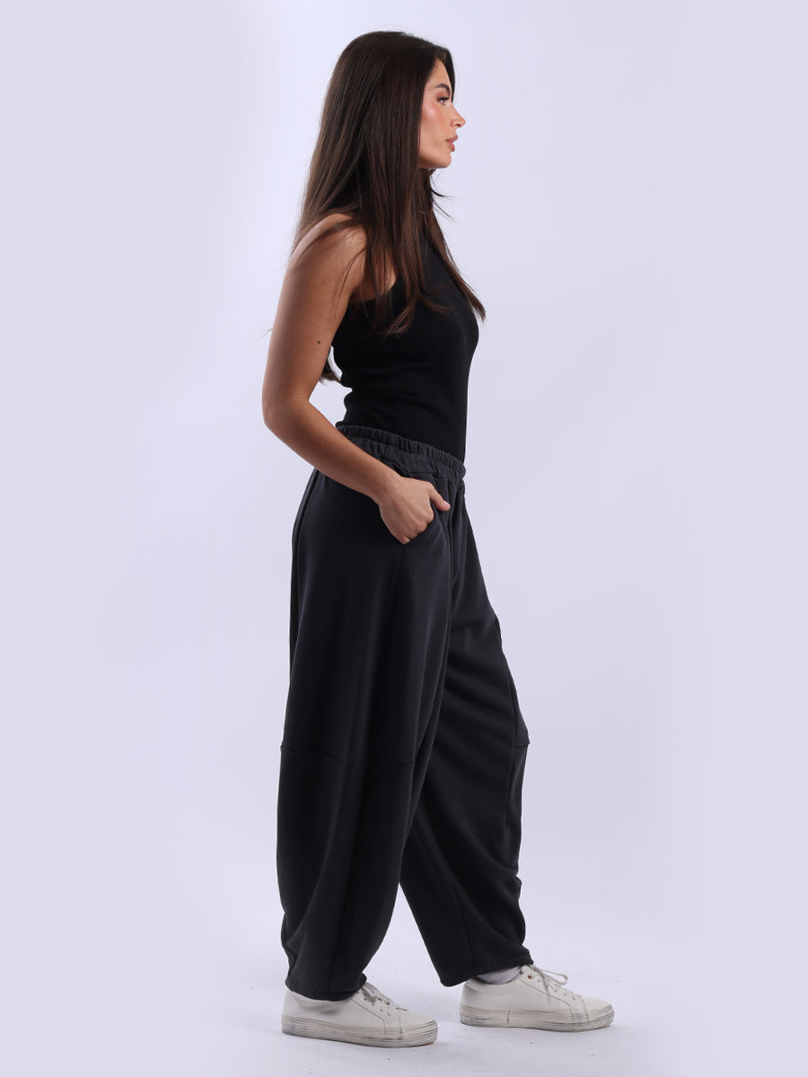 Relaxed Fit Women Cotton Trouser