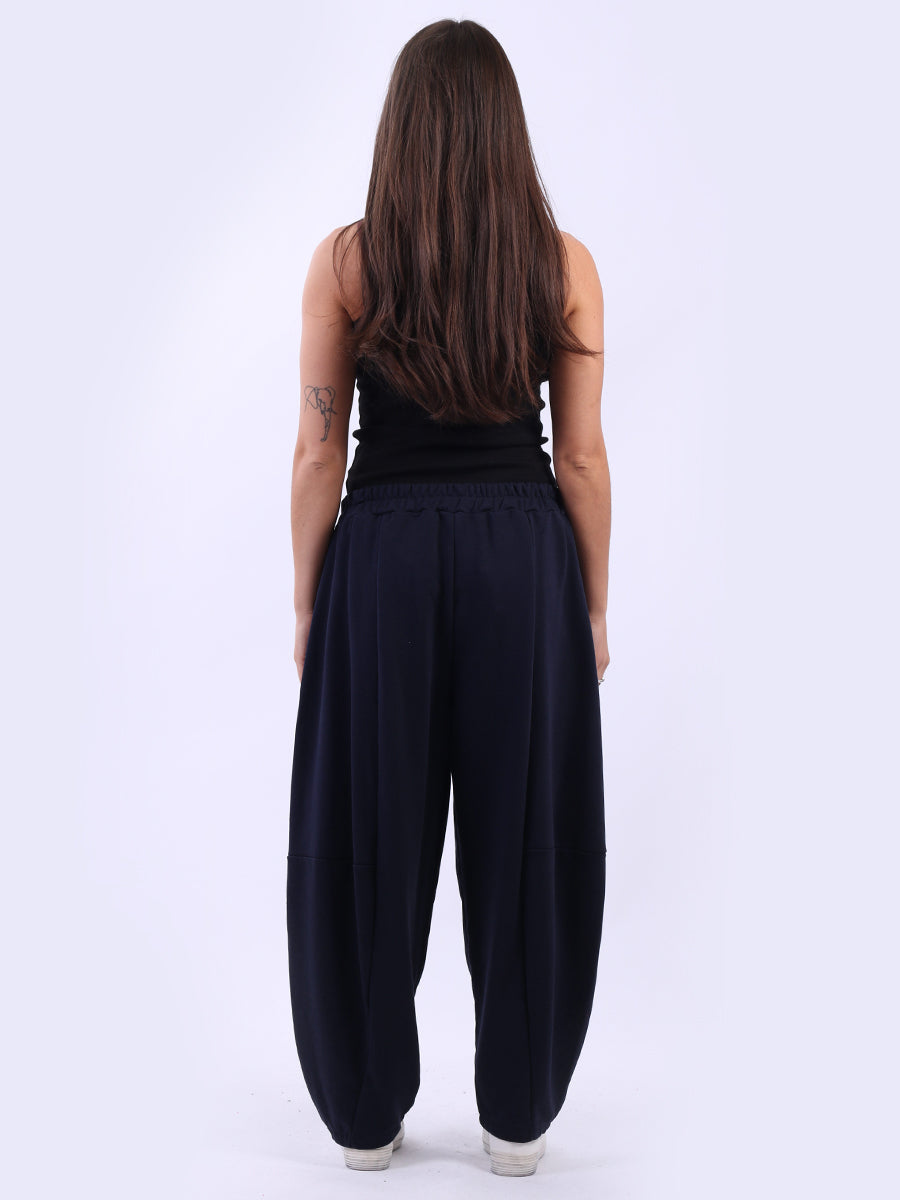 Relaxed Fit Women Cotton Trouser