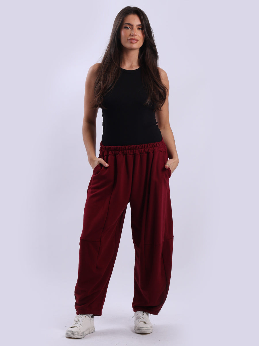 Relaxed Fit Women Cotton Trouser