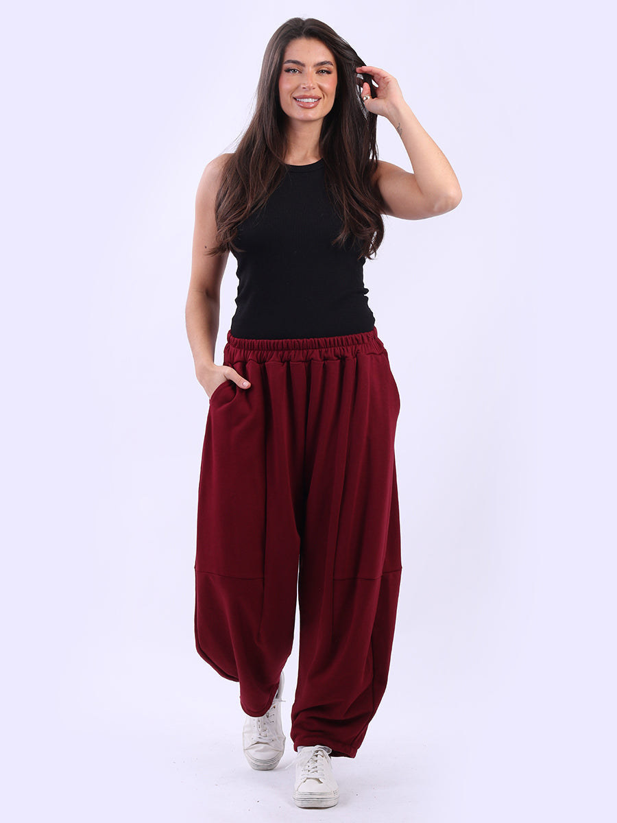 Relaxed Fit Women Cotton Trouser