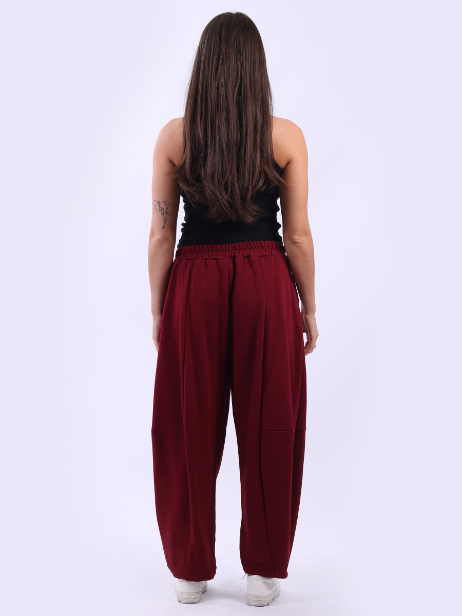 Relaxed Fit Women Cotton Trouser