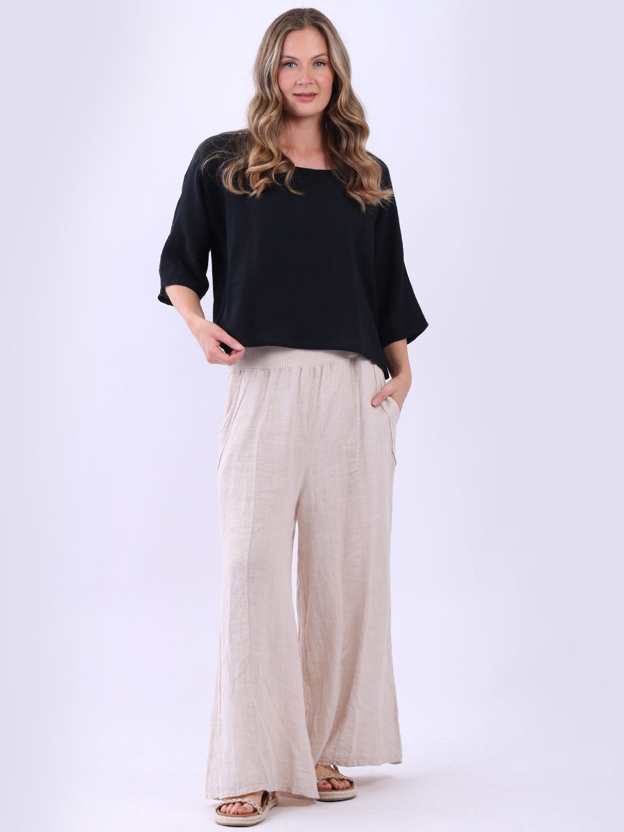 Italian Plain Vintage Wash Crop Top