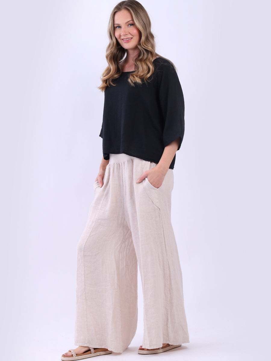 Italian Plain Vintage Wash Crop Top