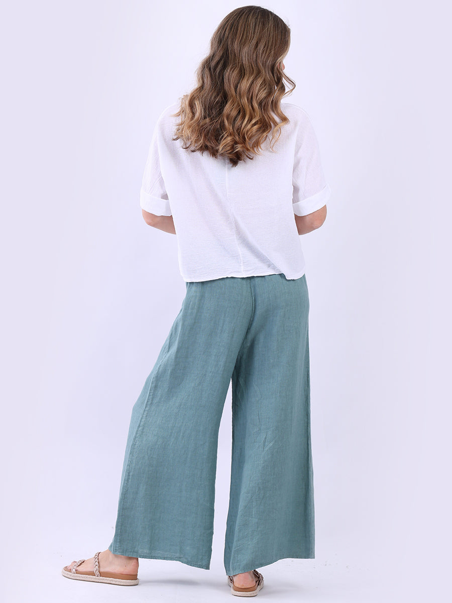 Italian Plain Vintage Wash Crop Top