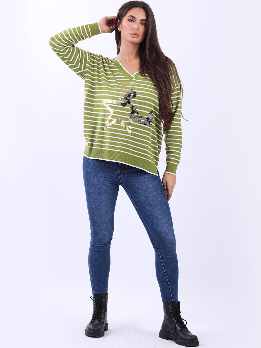 Stripy Crop Top