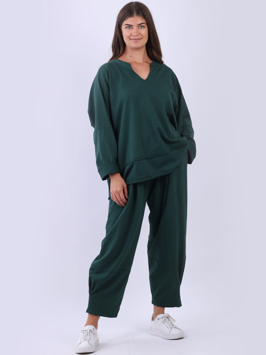 Baggy Solid Cotton Top