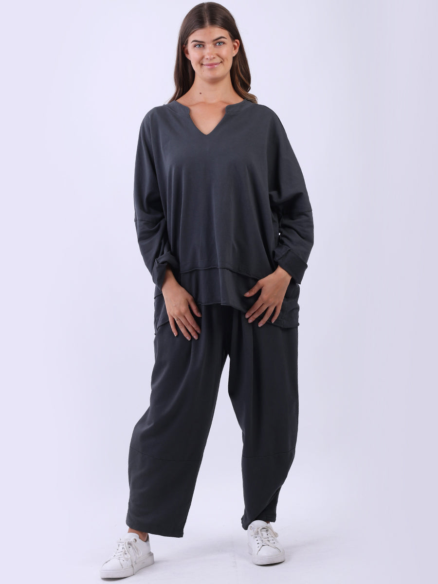 Baggy Solid Cotton Top