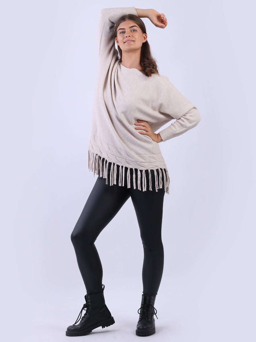 Knitted Baggy Tunic Jumper