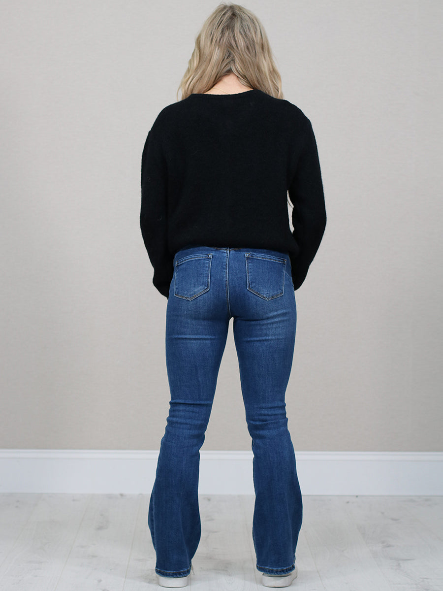 Italian Solid Knit Crop Cardigan