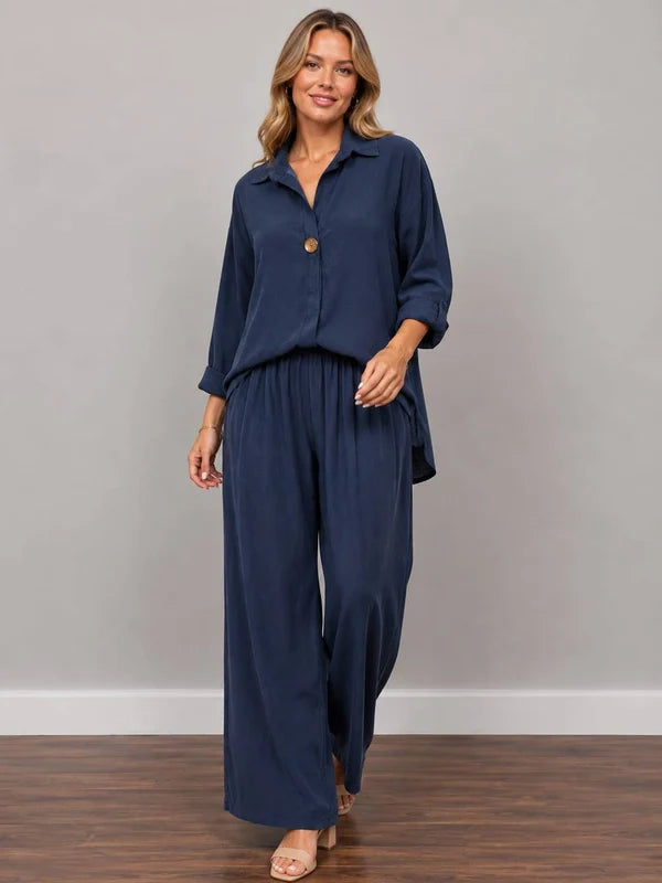 Front Button Plus Size Corduroy Baggy Shirt Top