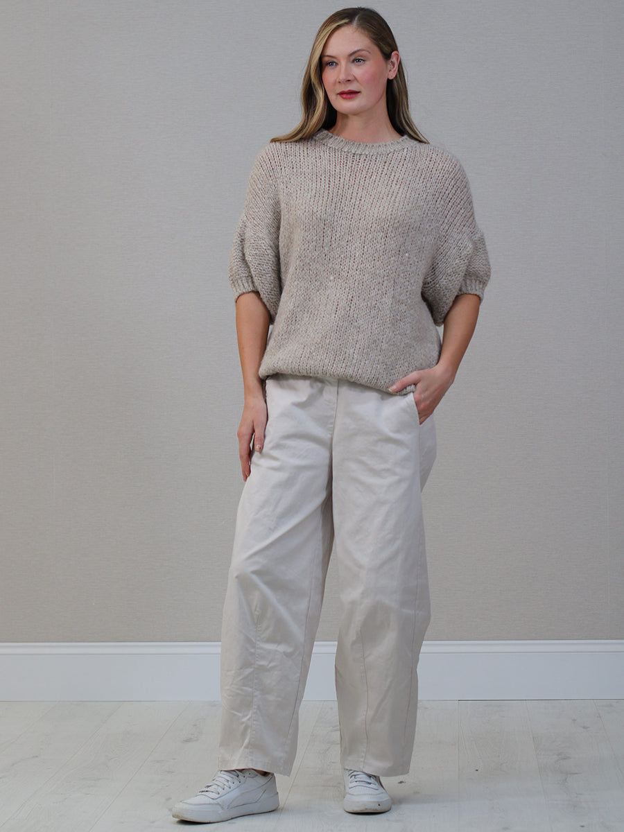 Wool Knitted Jumper Mocha