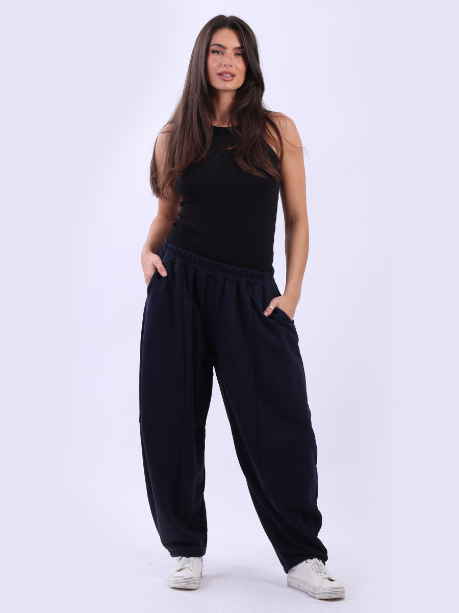Relaxed Fit Women Cotton Trouser