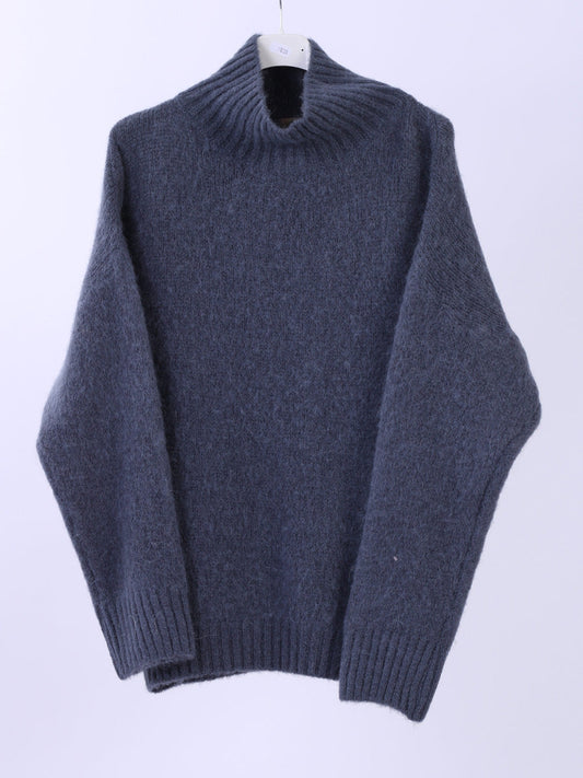 Plain Knitted Crop Woolen Jumper