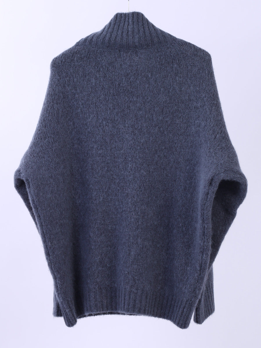 Plain Knitted Crop Woolen Jumper