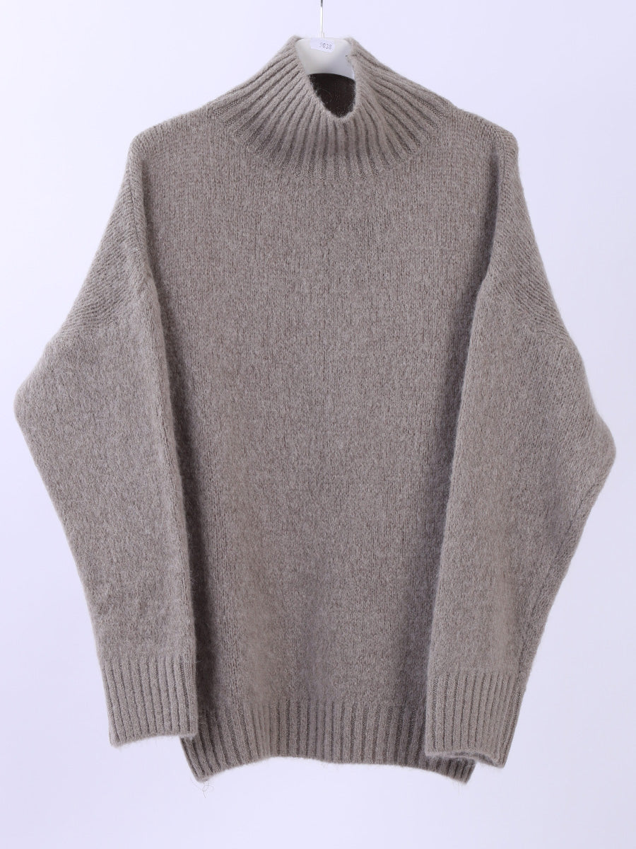 Plain Knitted Crop Woolen Jumper