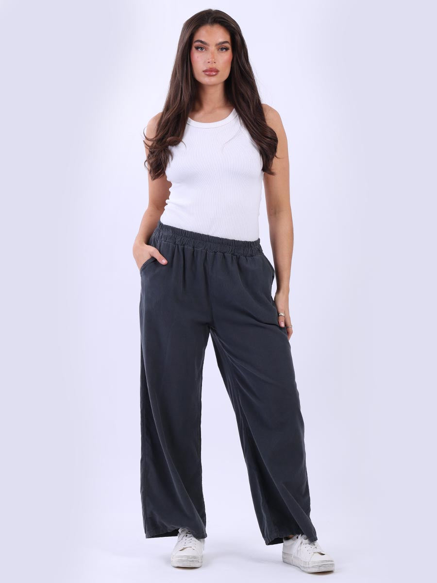 Ladies Solid Cotton Corduroy Regular Fit Pant