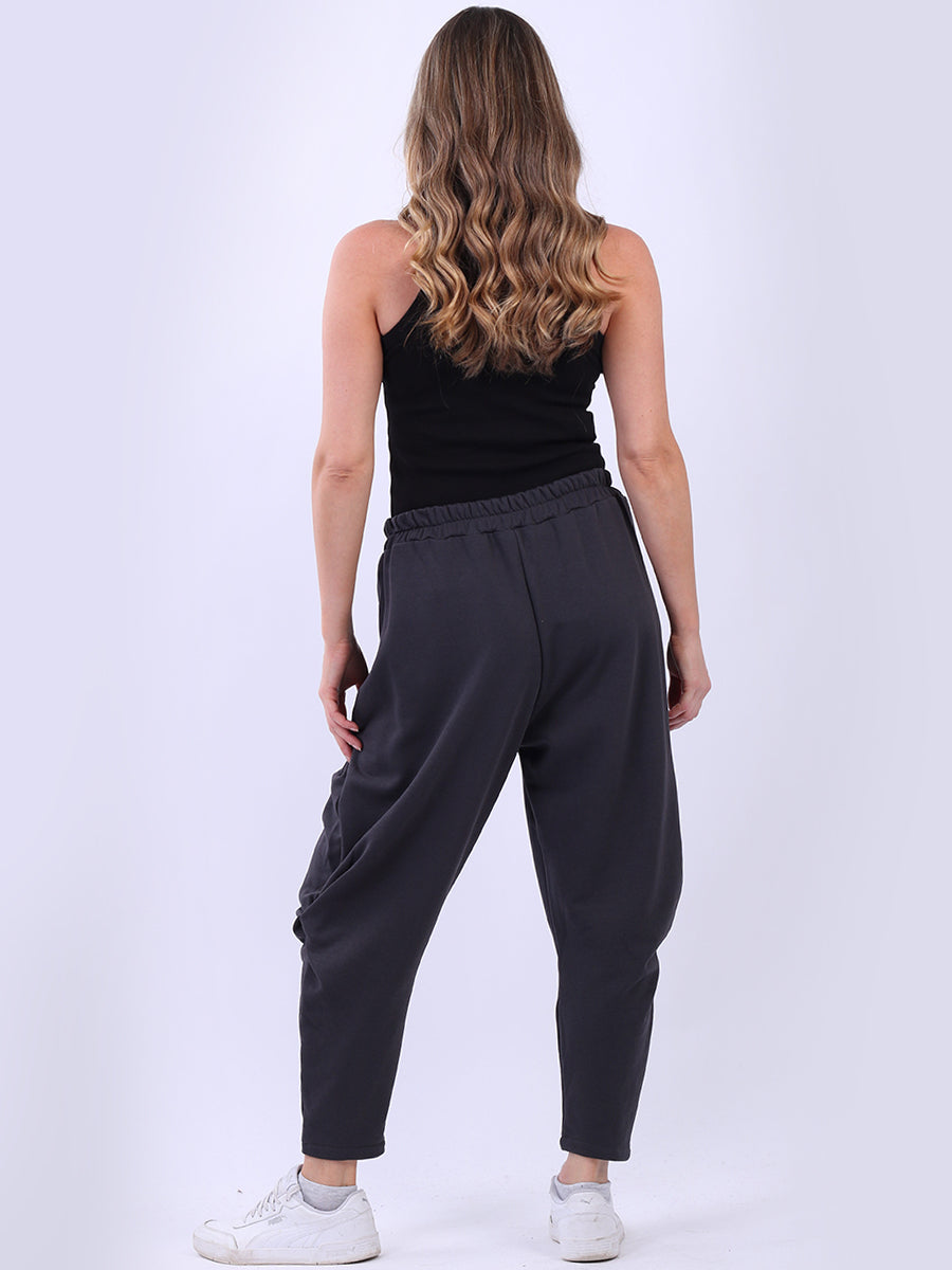 Ladies Pleated Comfy Wooly Trouser