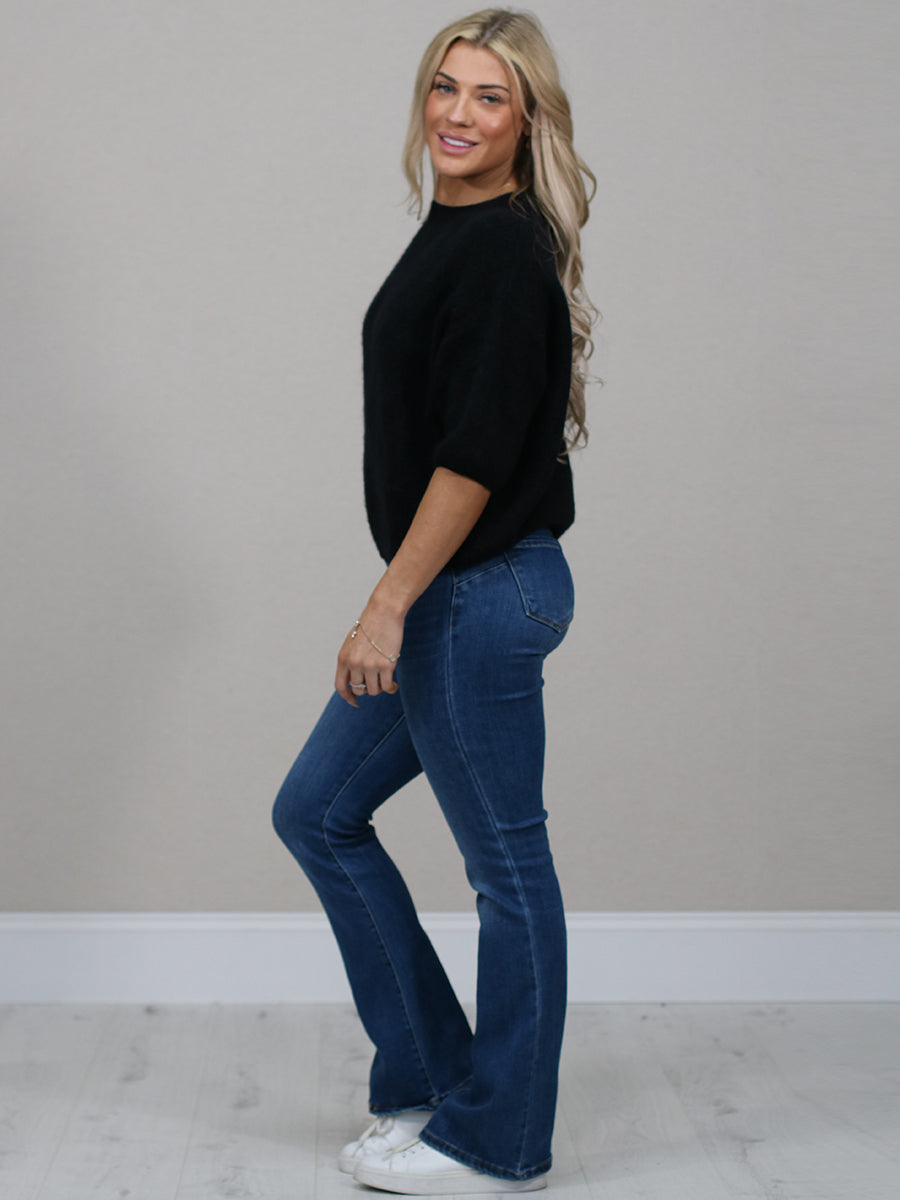 Italian Women Knit Crop Jumper Top