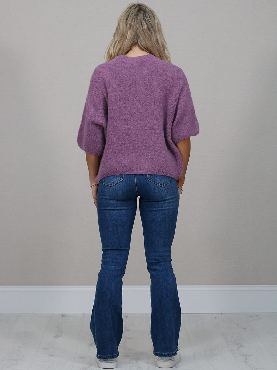 Italian Women Knit Crop Jumper Top