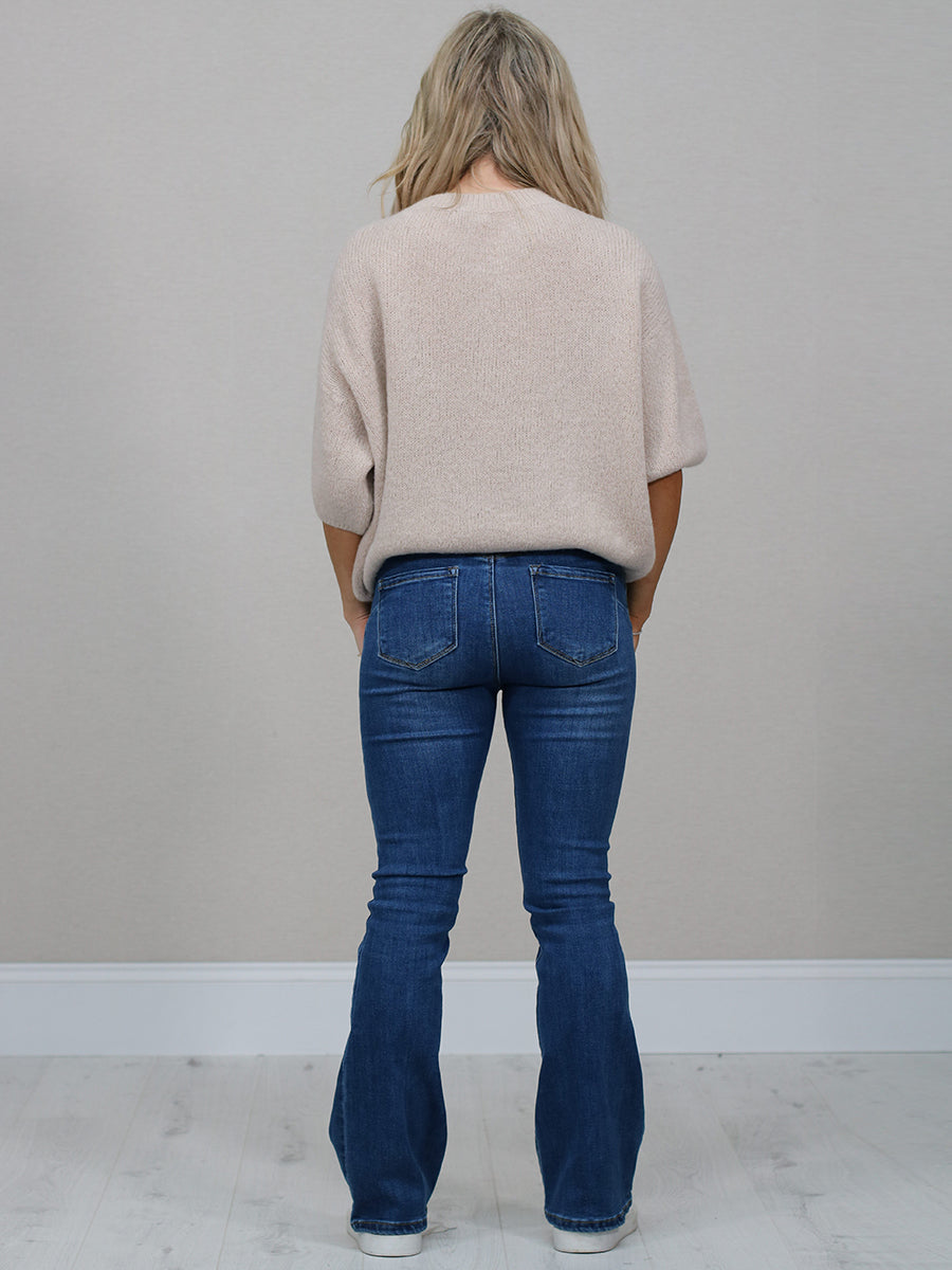 Italian Women Knit Crop Jumper Top