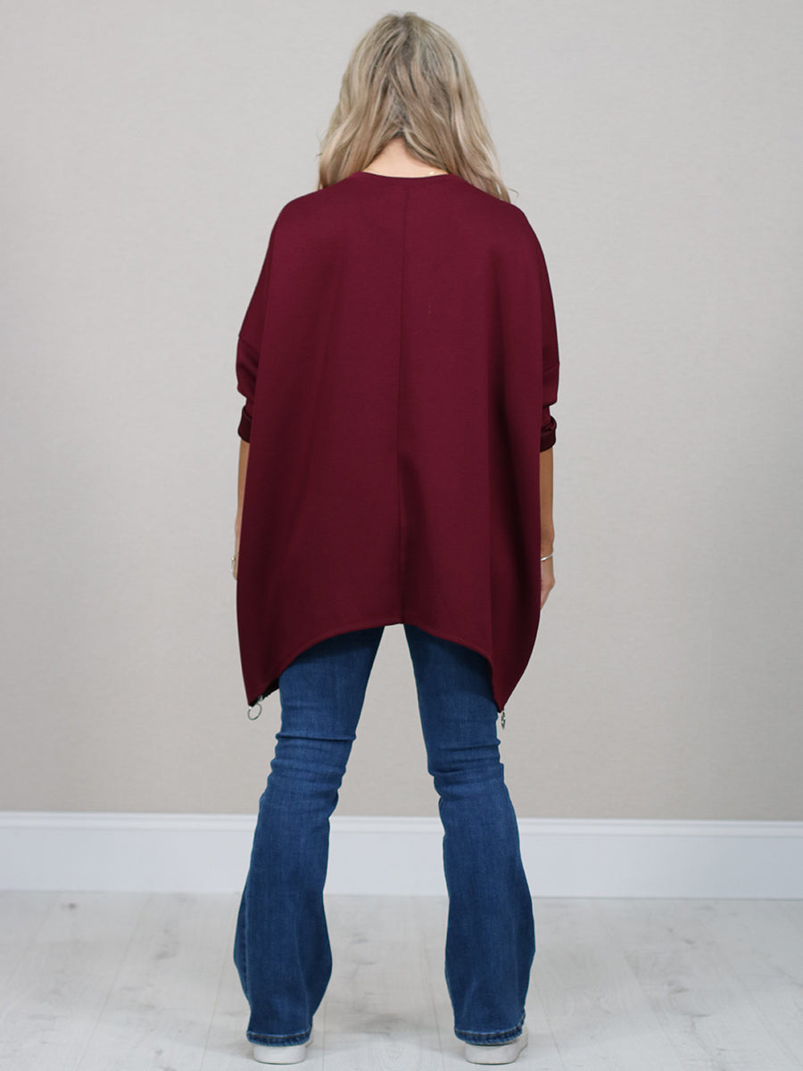 Italian Women Sequin Plus Size Baggy Shirt