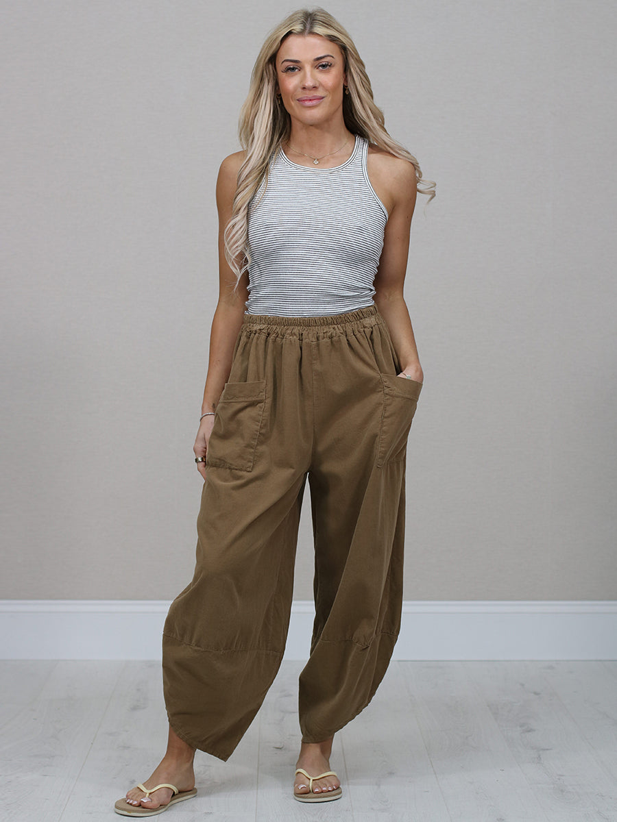 Women Solid Corduroy Cotton Trouser
