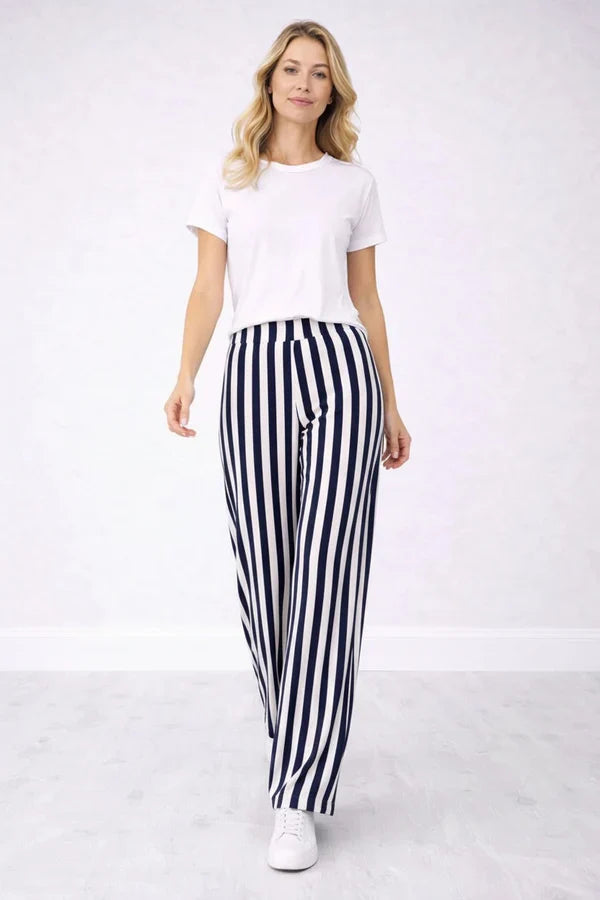 Women Stripy Print Palazzo Pant
