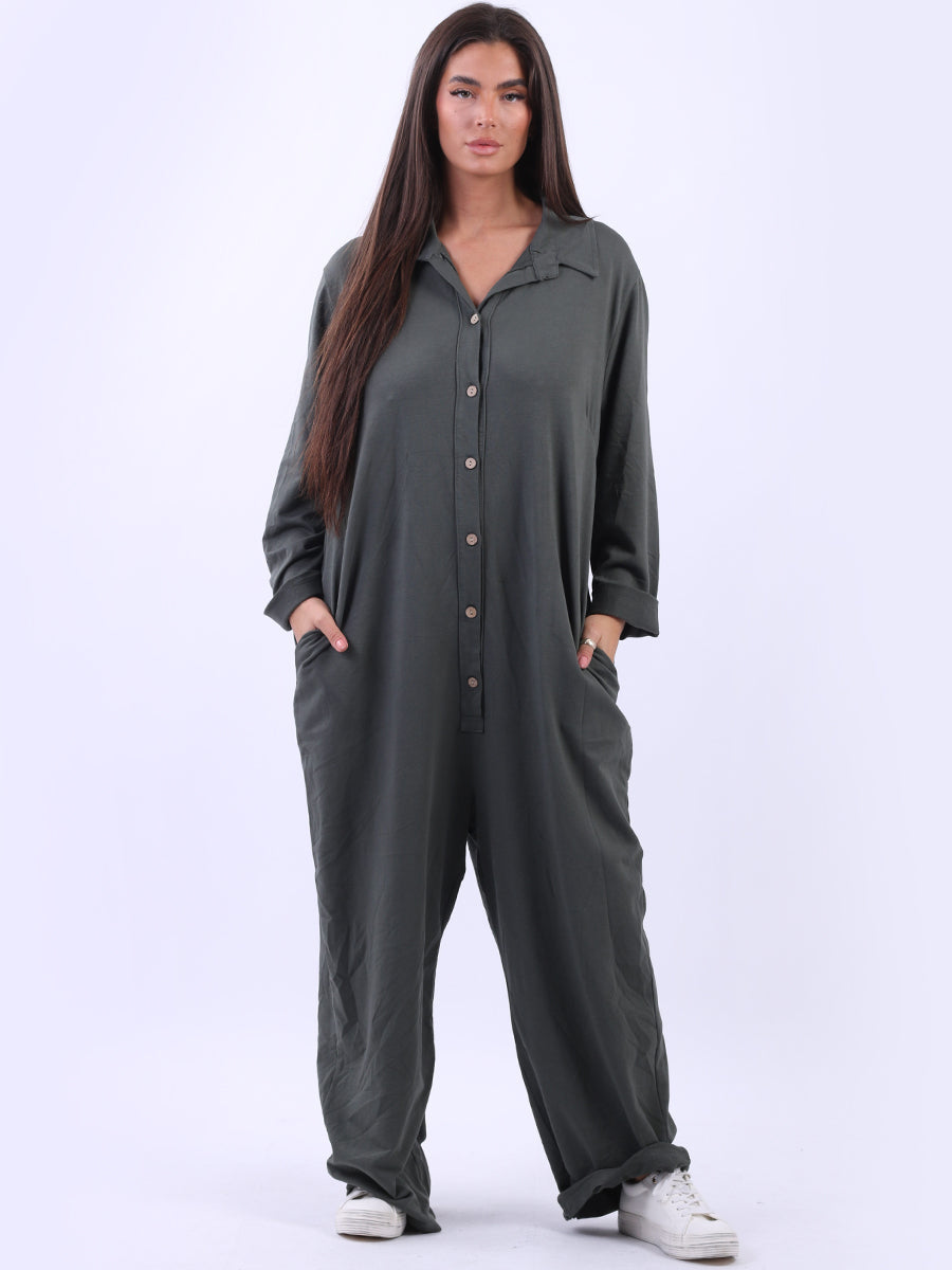 Women Cotton Jumpsuit