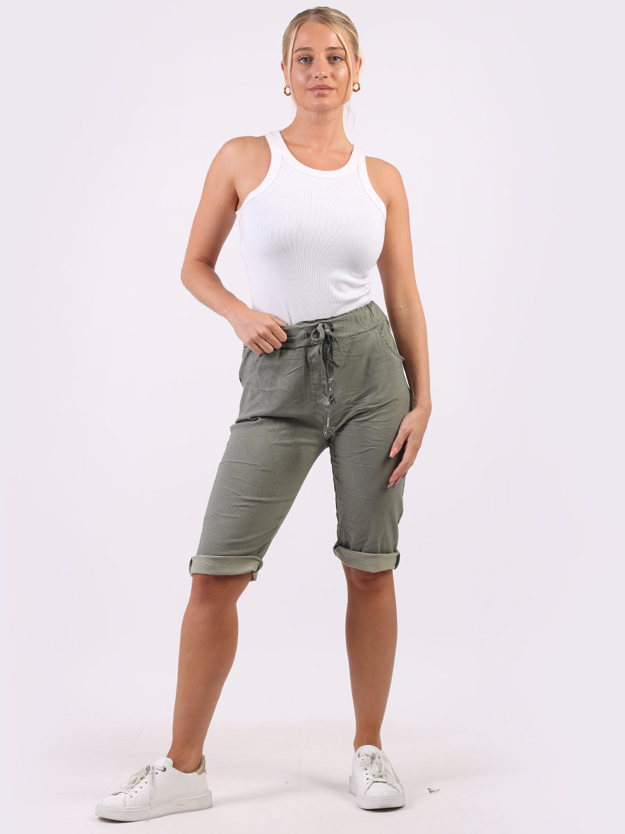 Plain Magic Shorts Khaki