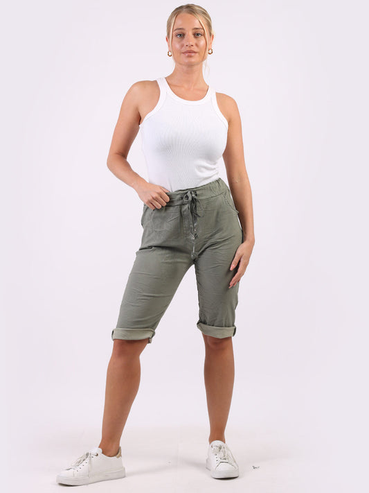 Plain Magic Shorts Khaki