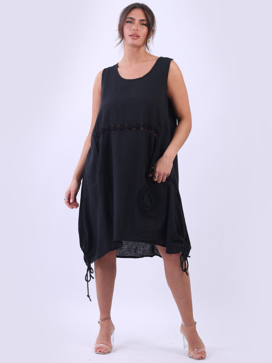 Sleeveless Linen Tank Dress